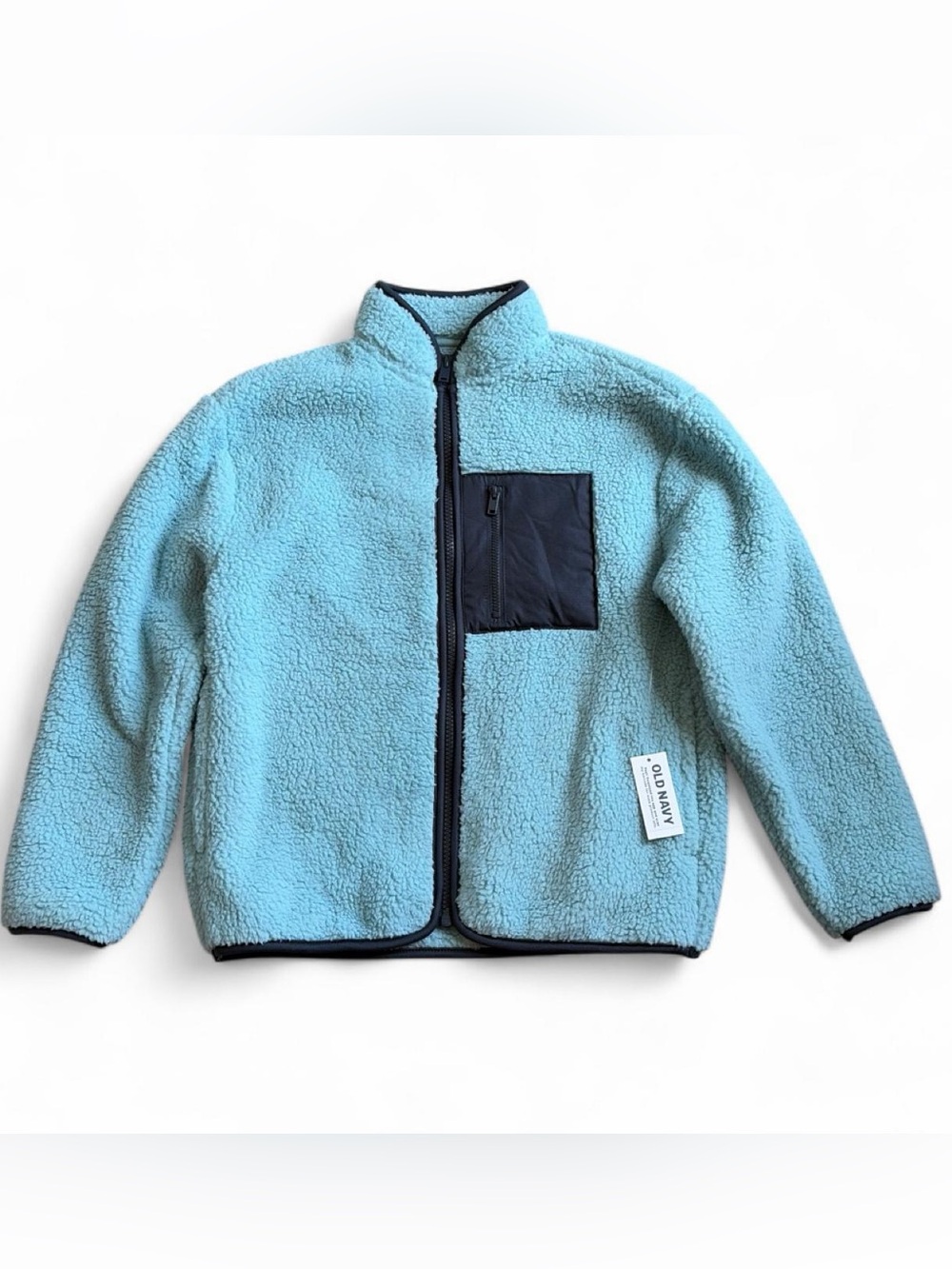 Old Navy Boys Light Blue Sherpa Jacket